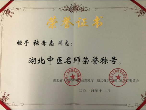 湖北中医名师荣誉称号
